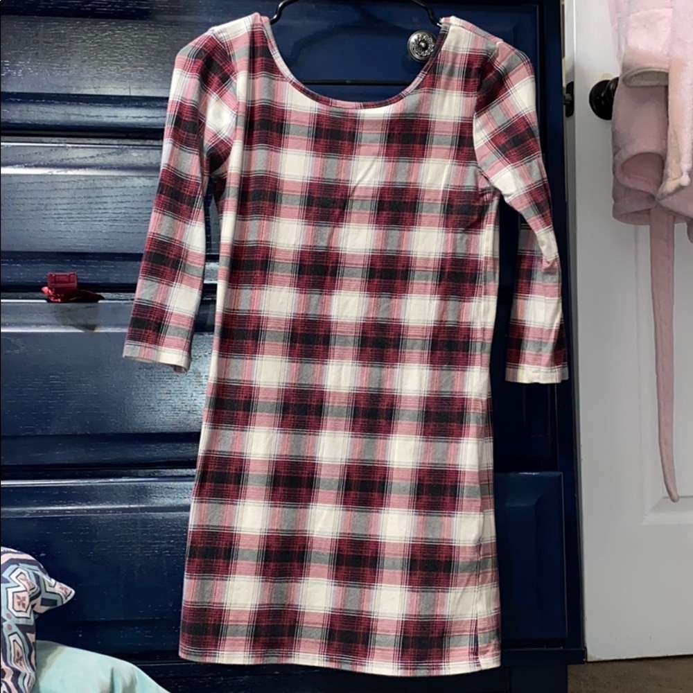 Plaid Bodycon Dress
